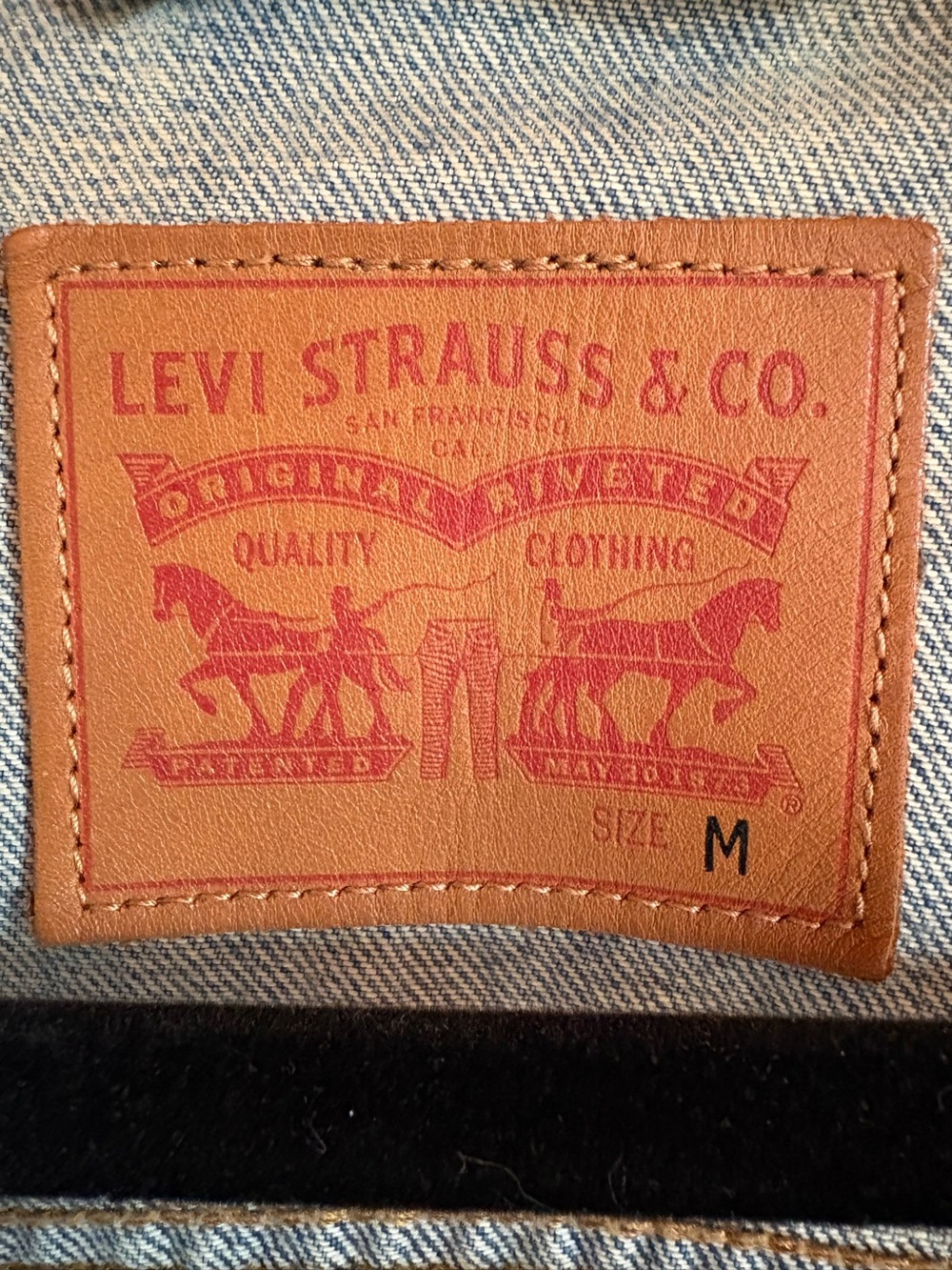 Levi's Light Blue Denim Jacket - Picture 4 of 5